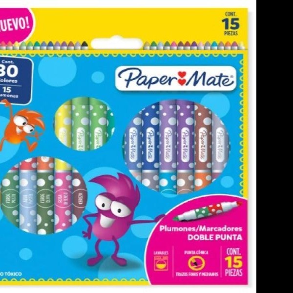 MARCADOR AGUA PUNTA CONICA EST.15X30 PAPER MATE PZA